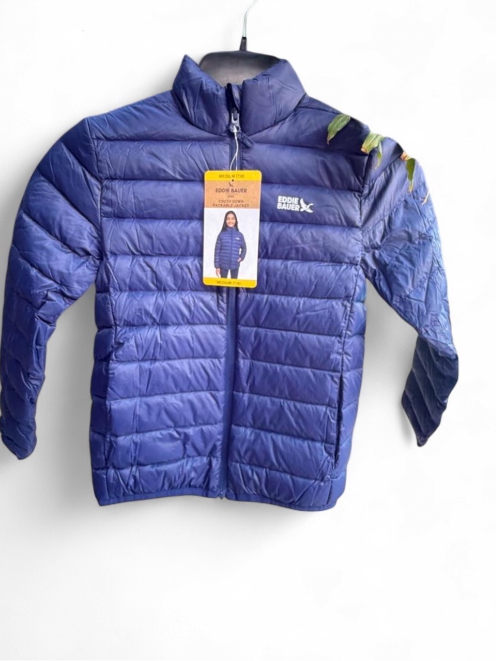 Eddie Bauer Kids Navy Packable Puffer Jacket